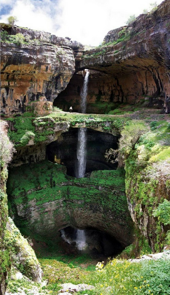 Photo:  balaa sinkhole, lebanon
